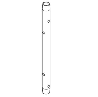 Rohrverbinder Stahl für Vertikalstiel