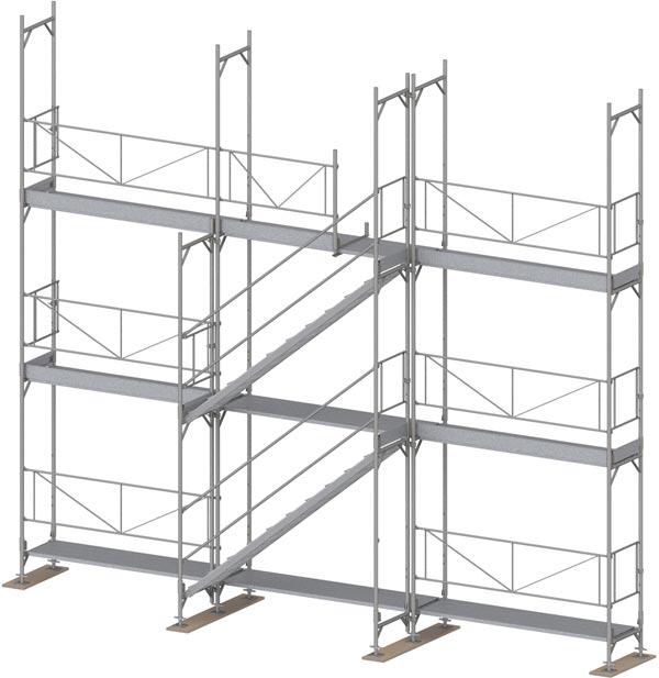Tobler MATO 2 façade scaffolding – system components