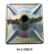 Anchor nut, square 120 mm