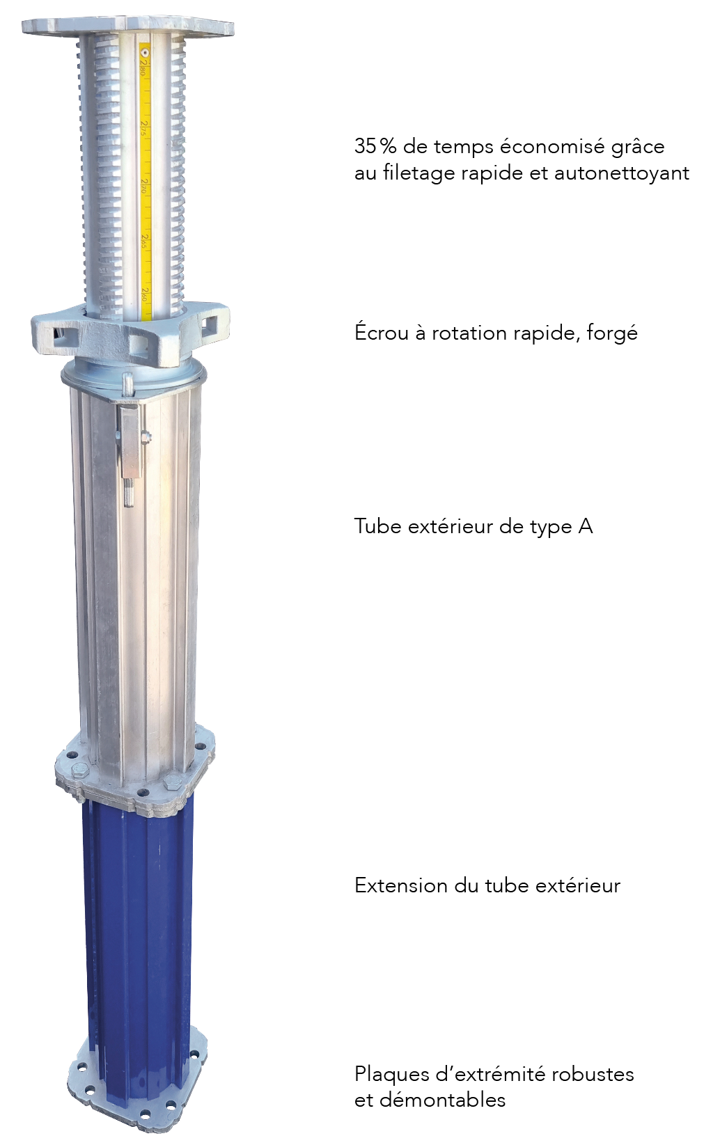 Acheter Etai télescopique universel pour charges lourdes