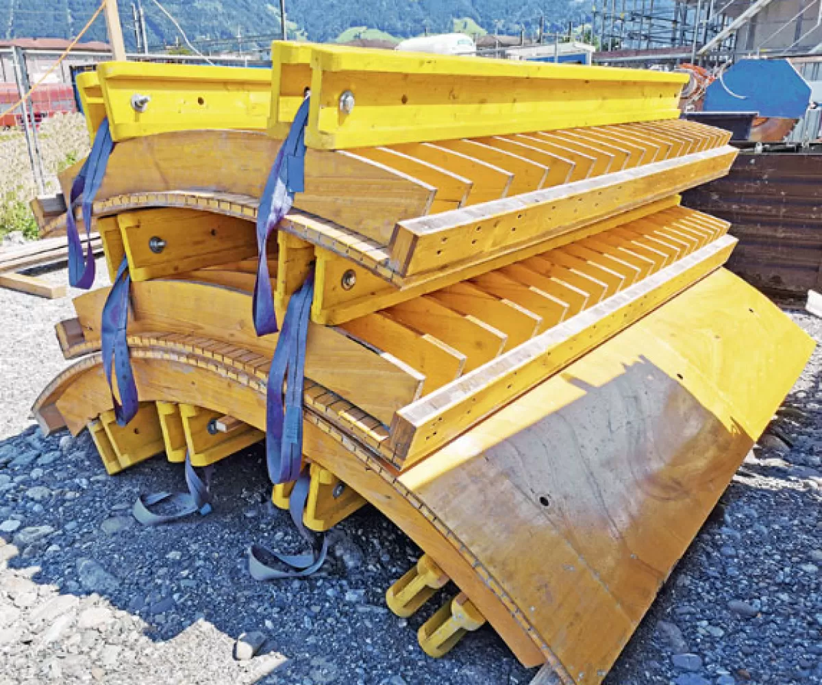Tobler H20 Knaggenschalung Gerüst. Schalung. Tobler AG]
