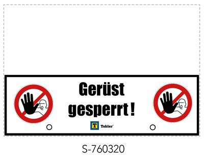 Zusatztafel zu Sicherheitstafel Tobler AG