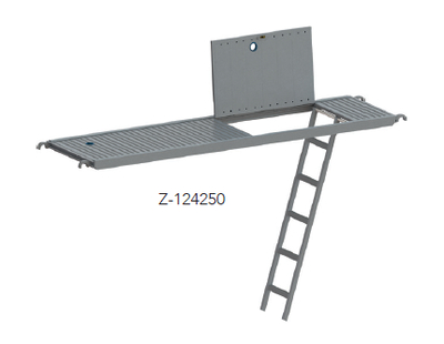 Belag mit Luke und Leiter aus Aluminium Tobler AG