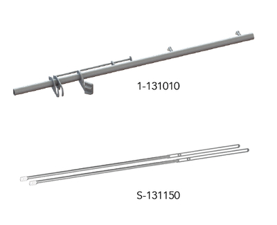 Vorlaufendes Geländer aus Aluminium Tobler AG