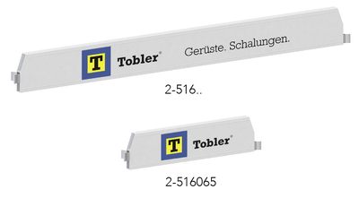 Aluminum toe board, powder-coated Tobler AG
