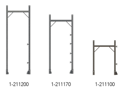 Scaffolding frame made of galvanised steel tube 70 cm Tobler AG