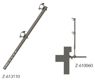 Guardrail post tapered pin mounts Tobler AG