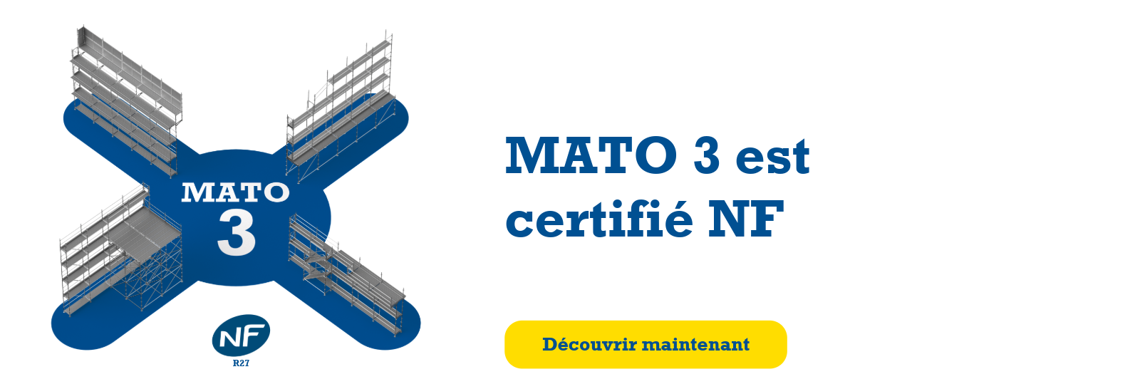 MATO 3 est certifié NF Tobler SA