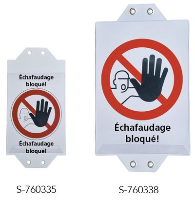 Pochette à insérer pour contrôle d’échafaudage Tobler SA