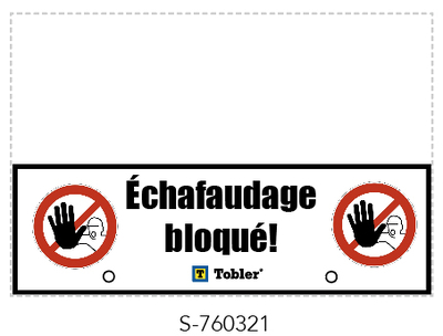 Panneau supplémentaire pour le panneau de sécurité Tobler SA
