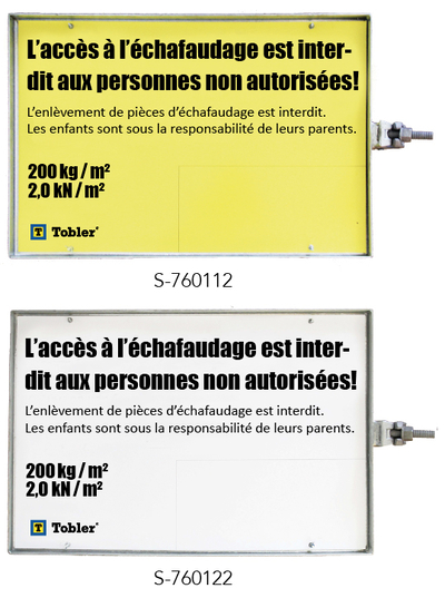 Panneaux avec cadre en acier et accouplement Tobler SA
