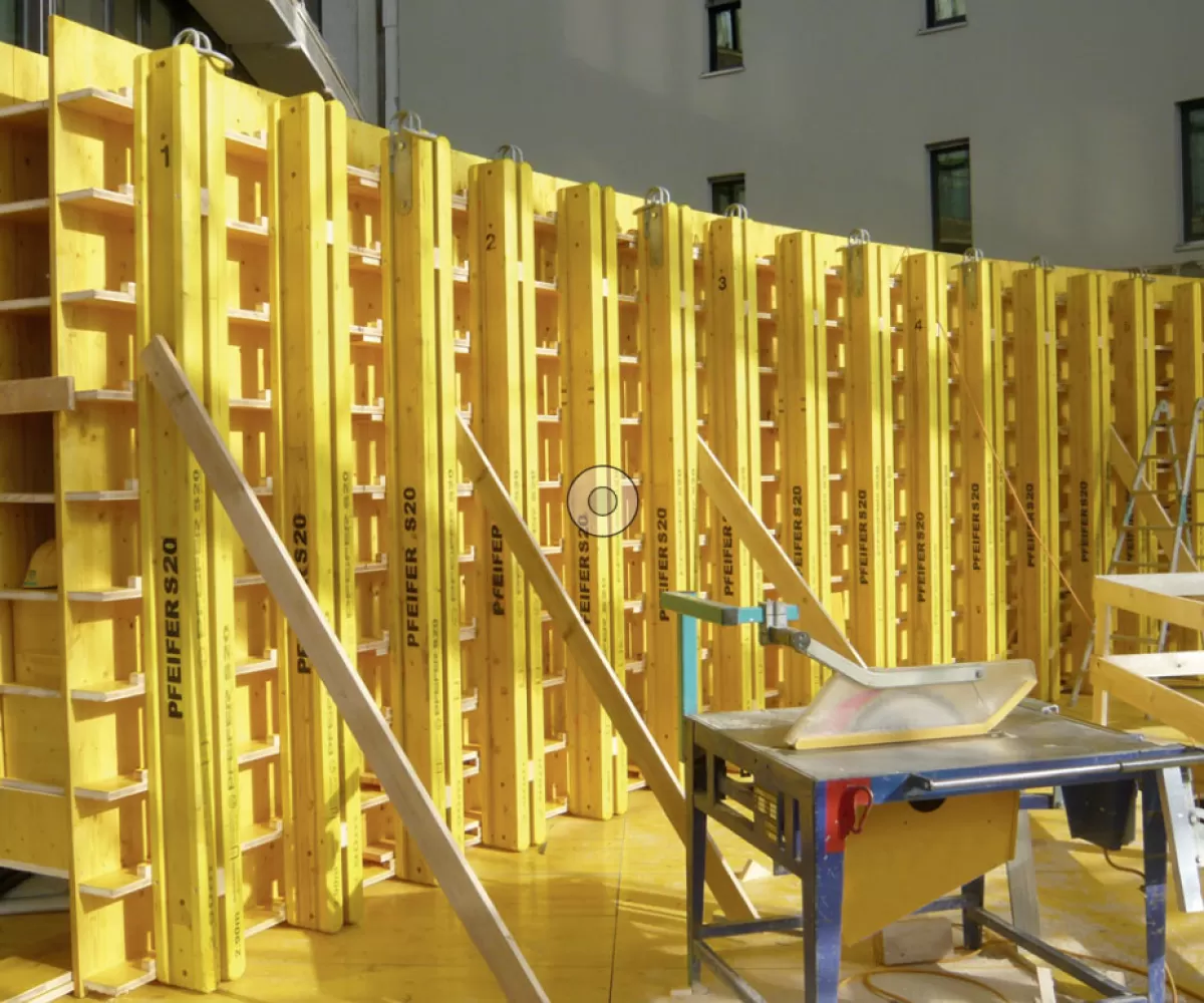 Tobler H20 Cassaforma con gattelli Ponteggio. Cassaforma. Tobler SA]